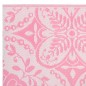 vidaXL Outdoor-Teppich Rosa 140x200 cm PP vidaXL Outdoor-Teppich Rosa 140x200 cm PP