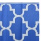 vidaXL Outdoor-Teppich Blau 80x250 cm PP vidaXL Outdoor-Teppich Blau 80x250 cm PP