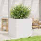 vidaXL Pflanzkübel Weiß 70x70x68,5 cm Massivholz Kiefer vidaXL Pflanzkübel Weiß 70x70x68,5 cm Massivholz Kiefer