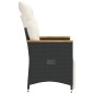 vidaXL Gartensessel mit Kissen 2 Stk. Verstellbar Schwarz Poly Rattan vidaXL Gartensessel mit Kissen 2 Stk. Verstellbar Schwarz Poly Rattan