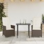 vidaXL Gartensessel mit Kissen 2 Stk. Verstellbar Braun Poly Rattan vidaXL Gartensessel mit Kissen 2 Stk. Verstellbar Braun Poly Rattan
