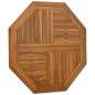 vidaXL Tischplatte 80x80x2,5 cm Achteckig Massivholz Teak vidaXL Tischplatte 80x80x2,5 cm Achteckig Massivholz Teak