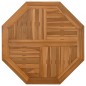 vidaXL Tischplatte 60x60x2,5 cm Achteckig Massivholz Teak vidaXL Tischplatte 60x60x2,5 cm Achteckig Massivholz Teak