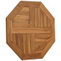 vidaXL Tischplatte 60x60x2,5 cm Achteckig Massivholz Teak vidaXL Tischplatte 60x60x2,5 cm Achteckig Massivholz Teak