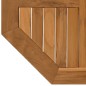 vidaXL Tischplatte 60x60x2,5 cm Achteckig Massivholz Teak vidaXL Tischplatte 60x60x2,5 cm Achteckig Massivholz Teak