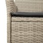 vidaXL 7-tlg. Garten-Essgruppe mit Kissen Hellgrau Poly Rattan & Glas vidaXL 7-tlg. Garten-Essgruppe mit Kissen Hellgrau Poly Rattan & Glas