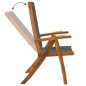 vidaXL 5-tlg. Garten-Essgruppe Massivholz Akazie und Textilene vidaXL 5-tlg. Garten-Essgruppe Massivholz Akazie und Textilene