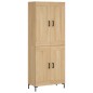 Highboard Sonoma-Eiche 69,5x34x180 cm Holzwerkstoff Highboard Sonoma-Eiche 69,5x34x180 cm Holzwerkstoff
