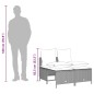 vidaXL 4-tlg. Garten-Sofagarnitur mit Kissen Hellgrau Poly Rattan vidaXL 4-tlg. Garten-Sofagarnitur mit Kissen Hellgrau Poly Rattan