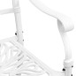 vidaXL 3-tlg. Bistro-Set Weiß Aluminiumguss vidaXL 3-tlg. Bistro-Set Weiß Aluminiumguss