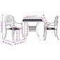 vidaXL 3-tlg. Bistro-Set Weiß Aluminiumguss vidaXL 3-tlg. Bistro-Set Weiß Aluminiumguss