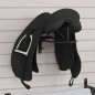 vidaXL Sattelhalter Wandmontage Schwarz Eisen vidaXL Sattelhalter Wandmontage Schwarz Eisen