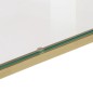 vidaXL Konsolentisch Golden Edelstahl und Hartglas vidaXL Konsolentisch Golden Edelstahl und Hartglas