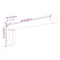 vidaXL Sattelhalter Klappbar Wandmontage Schwarz Eisen vidaXL Sattelhalter Klappbar Wandmontage Schwarz Eisen
