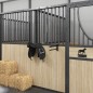 vidaXL Sattelhalter Zweiarmig Tragbar Schwarz Eisen vidaXL Sattelhalter Zweiarmig Tragbar Schwarz Eisen