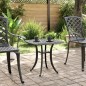 vidaXL Gartentisch Schwarz 53x53x53 cm Aluminiumguss vidaXL Gartentisch Schwarz 53x53x53 cm Aluminiumguss