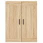 Highboard Sonoma-Eiche 69,5x34x180 cm Holzwerkstoff Highboard Sonoma-Eiche 69,5x34x180 cm Holzwerkstoff