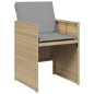 vidaXL 13-tlg. Garten-Essgruppe mit Kissen Beigemischung Poly Rattan vidaXL 13-tlg. Garten-Essgruppe mit Kissen Beigemischung Poly Rattan