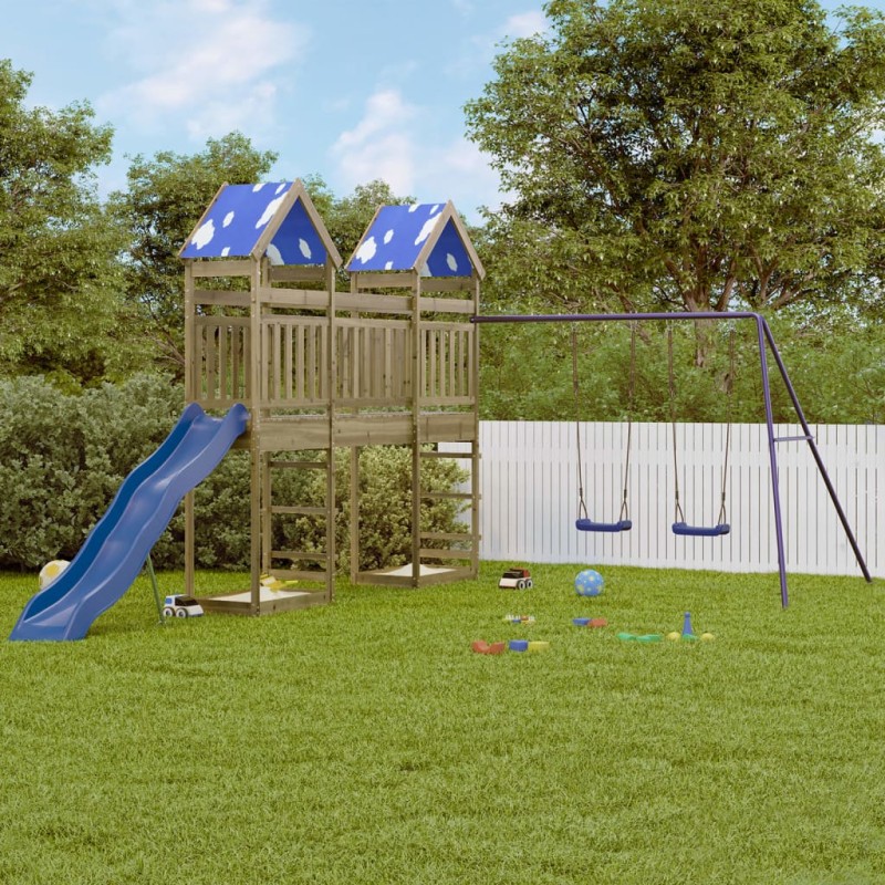vidaXL Spielturm Imprägniertes Kiefernholz vidaXL Spielturm Imprägniertes Kiefernholz
