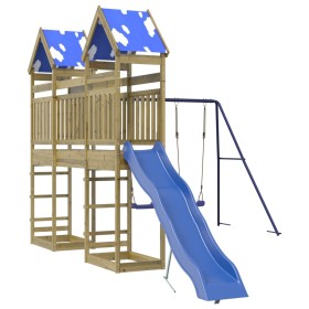 vidaXL Spielturm Imprägniertes Kiefernholz