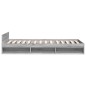 vidaXL Bettgestell mit Schublade Grau Sonoma 90x190 cm Holzwerkstoff vidaXL Bettgestell mit Schublade Grau Sonoma 90x190 cm Holzwerkstoff