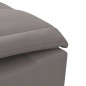 vidaXL Massage-Chaiselongue mit Nackenrolle Taupe Stoff vidaXL Massage-Chaiselongue mit Nackenrolle Taupe Stoff