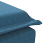 vidaXL Massage-Chaiselongue mit Nackenrolle Blau Samt vidaXL Massage-Chaiselongue mit Nackenrolle Blau Samt