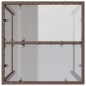 vidaXL Garten-Bartisch Braun 70x70x110 cm Poly Rattan vidaXL Garten-Bartisch Braun 70x70x110 cm Poly Rattan