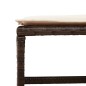 vidaXL 9-tlg. Garten-Essgruppe mit Kissen Braun Poly Rattan vidaXL 9-tlg. Garten-Essgruppe mit Kissen Braun Poly Rattan