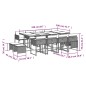 vidaXL 13-tlg. Garten-Essgruppe mit Kissen Beige Poly Rattan vidaXL 13-tlg. Garten-Essgruppe mit Kissen Beige Poly Rattan