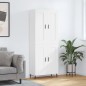Highboard Weiß 69,5x34x180 cm Holzwerkstoff Highboard Weiß 69,5x34x180 cm Holzwerkstoff