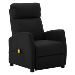 Massagesessel Elektrisch Schwarz Kunstleder