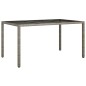 vidaXL 7-tlg. Garten-Essgruppe mit Kissen Grau Poly Rattan vidaXL 7-tlg. Garten-Essgruppe mit Kissen Grau Poly Rattan