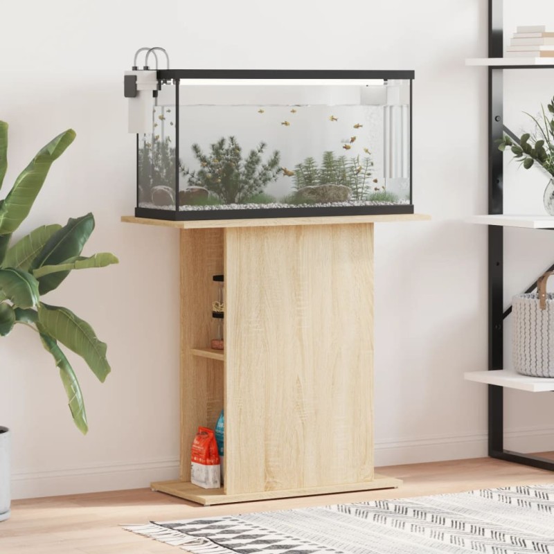 vidaXL Aquariumständer Sonoma-Eiche 75x36x72,5 cm Holzwerkstoff vidaXL Aquariumständer Sonoma-Eiche 75x36x72,5 cm Holzwerkstoff