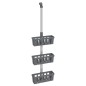 vidaXL Duschregal zum Hängen 30x15x(67-105) cm Aluminium vidaXL Duschregal zum Hängen 30x15x(67-105) cm Aluminium