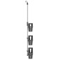 vidaXL Duschregal zum Hängen 30x15x(67-105) cm Aluminium vidaXL Duschregal zum Hängen 30x15x(67-105) cm Aluminium