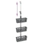 vidaXL Duschregal zum Hängen 30x15x(67-105) cm Aluminium vidaXL Duschregal zum Hängen 30x15x(67-105) cm Aluminium