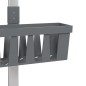 vidaXL Duschregal zum Hängen 30x15x(67-105) cm Aluminium vidaXL Duschregal zum Hängen 30x15x(67-105) cm Aluminium