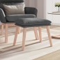 vidaXL Fußhocker Hellgrau 45x29,5x35 cm Stoff vidaXL Fußhocker Hellgrau 45x29,5x35 cm Stoff