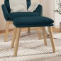 vidaXL Fußhocker Blau 45x29,5x35 cm Samt vidaXL Fußhocker Blau 45x29,5x35 cm Samt