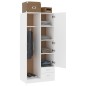 vidaXL Kleiderschrank Weiß 80x52x180 cm Holzwerkstoff vidaXL Kleiderschrank Weiß 80x52x180 cm Holzwerkstoff