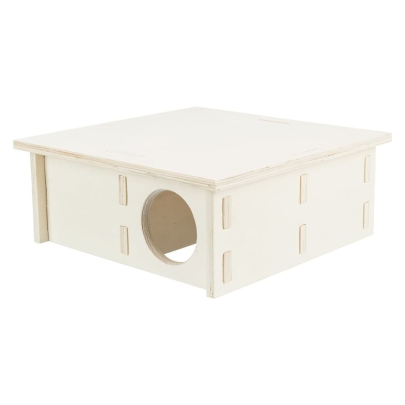 TRIXIE Nagerhaus mit 4 Kammern 25x10x25 cm Holz TRIXIE Nagerhaus mit 4 Kammern 25x10x25 cm Holz