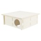 TRIXIE Nagerhaus mit 4 Kammern 25x10x25 cm Holz TRIXIE Nagerhaus mit 4 Kammern 25x10x25 cm Holz
