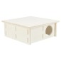 TRIXIE Nagerhaus mit 4 Kammern 25x10x25 cm Holz TRIXIE Nagerhaus mit 4 Kammern 25x10x25 cm Holz