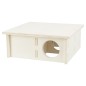 TRIXIE Nagerhaus mit 4 Kammern 25x10x25 cm Holz TRIXIE Nagerhaus mit 4 Kammern 25x10x25 cm Holz