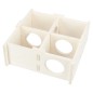 TRIXIE Nagerhaus mit 4 Kammern 25x10x25 cm Holz TRIXIE Nagerhaus mit 4 Kammern 25x10x25 cm Holz