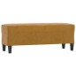vidaXL Sitzbank Braun 100x35x41 cm Samt vidaXL Sitzbank Braun 100x35x41 cm Samt
