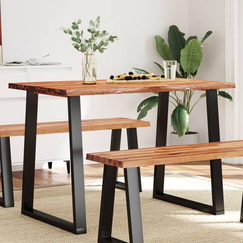 vidaXL Esstisch Baumkante 110x70x75 cm Massivholz Akazie vidaXL Esstisch Baumkante 110x70x75 cm Massivholz Akazie