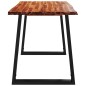vidaXL Esstisch Baumkante 110x70x75 cm Massivholz Akazie vidaXL Esstisch Baumkante 110x70x75 cm Massivholz Akazie