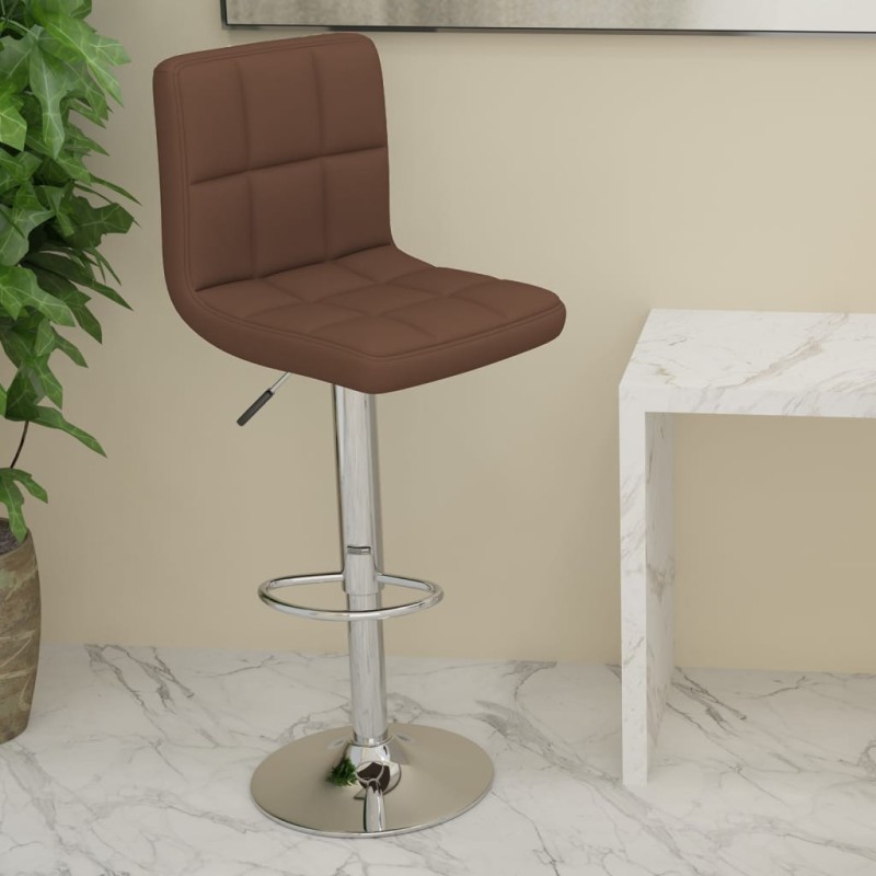 vidaXL Barhocker Braun Stoff vidaXL Barhocker Braun Stoff